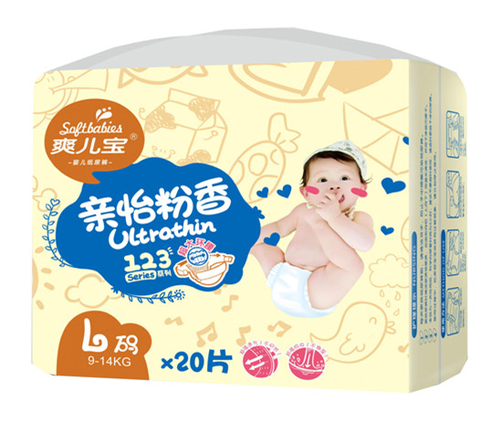 爽兒寶超吸收親怡粉香紙尿褲大號(hào)