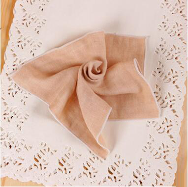 4層柔滑吸水強20X25CMyinge天然彩棉紗布小方巾寶寶洗臉巾吸奶巾