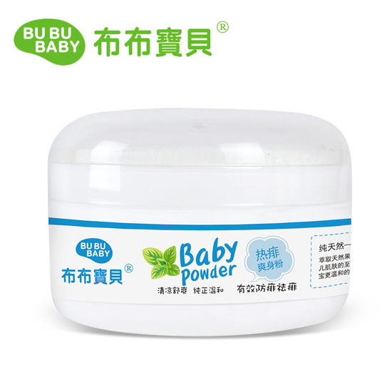 布布寶貝yinge熱痱爽身粉120G