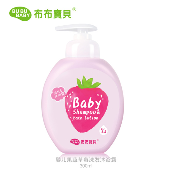 布布寶貝yinge草莓發(fā)沐浴露300ML