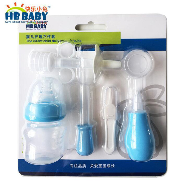 快樂小兔yinge喂藥器護(hù)理六件套裝