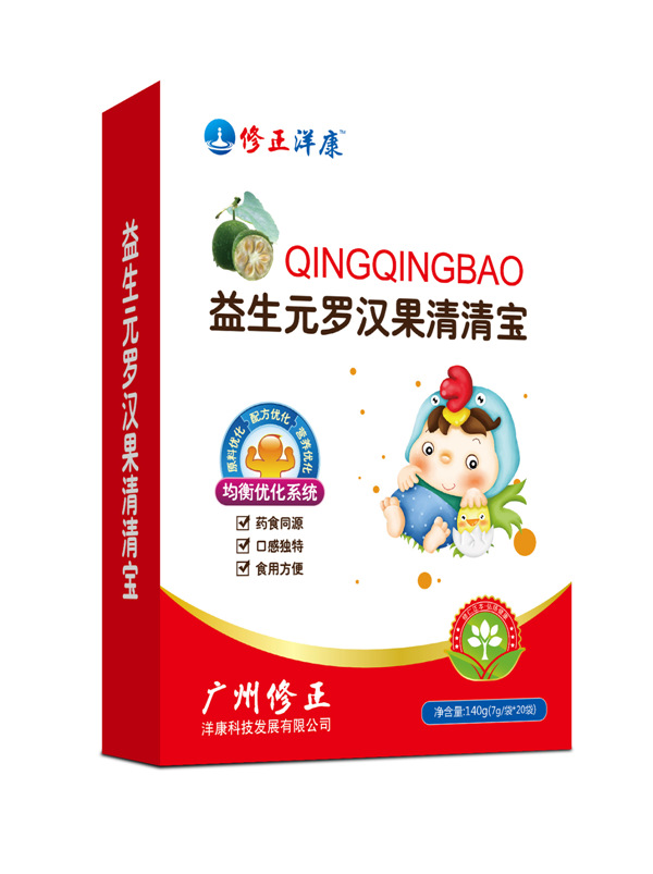 修正洋康益生元羅漢果清清寶