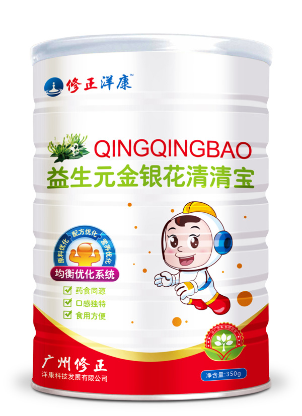 修正洋康益生元金銀花清清寶-罐裝