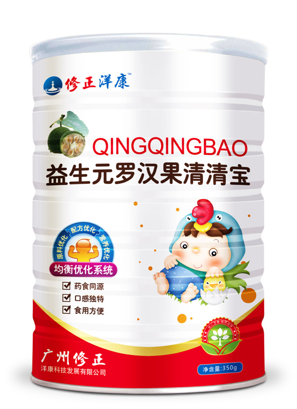 修正洋康益生元羅漢果清清寶-罐裝