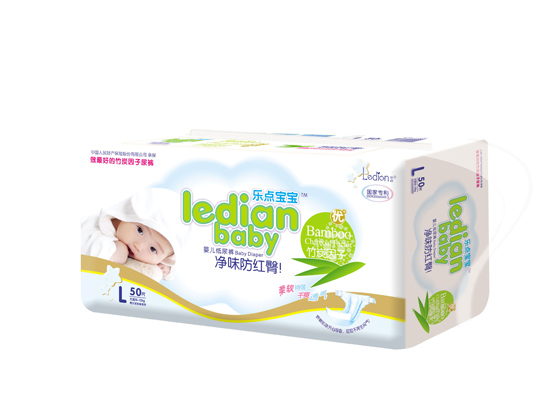 樂點寶寶凈味防紅臀尿褲L50片