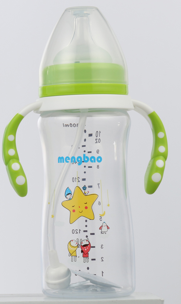   �ˌ�С�U����͸PP��ƿ300ml-�Gɫ