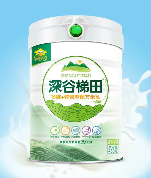 金盾愛嬰深谷梯田多維+鋅營養(yǎng)配方米乳