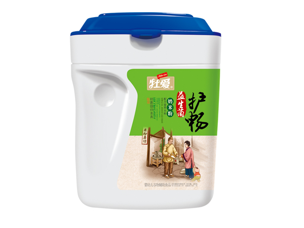 牡愛益生菌護暢奶米粉 桶裝