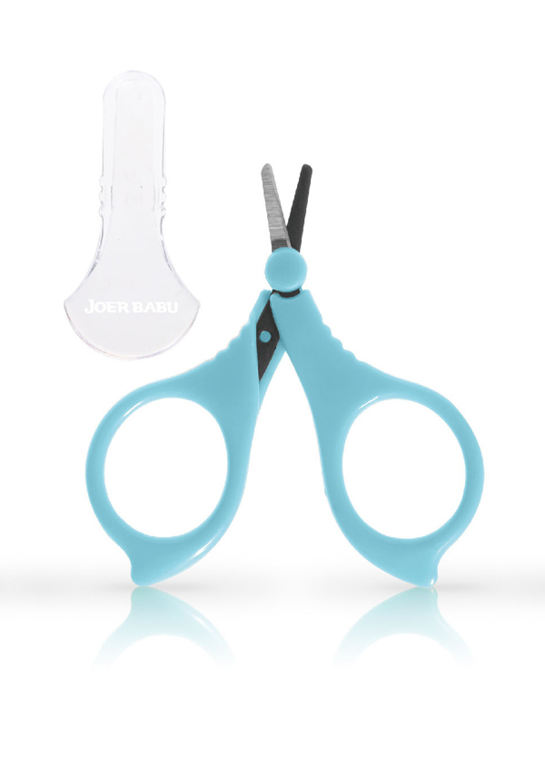 小袋鼠巴布嬰幼兒安全剪刀藍(lán)色