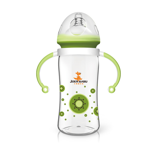 小袋鼠巴布PP奶瓶BP-833 綠色