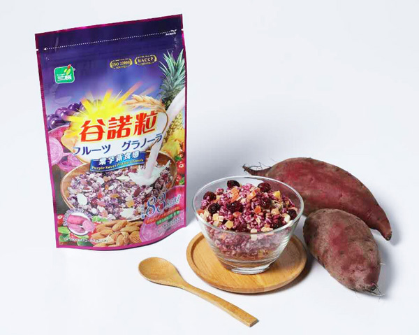 三機谷諾粒紫薯水果麥片