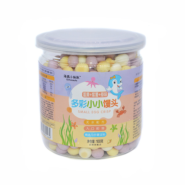 海底小縱隊(duì)多彩小小饅頭蛋黃+紫薯+原味