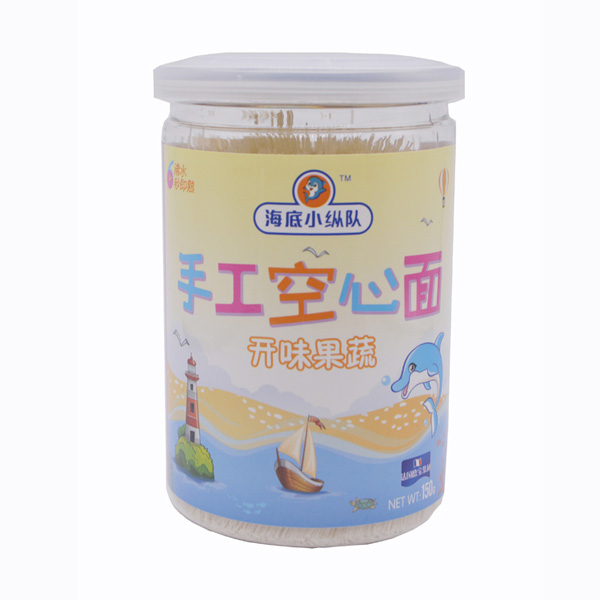 海底小縱隊開味果蔬空心面罐裝