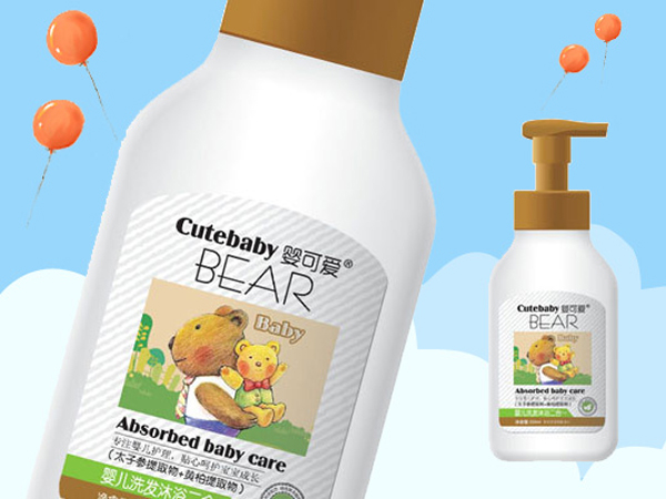 嬰可愛(ài)嬰兒洗發(fā)沐浴二合一
