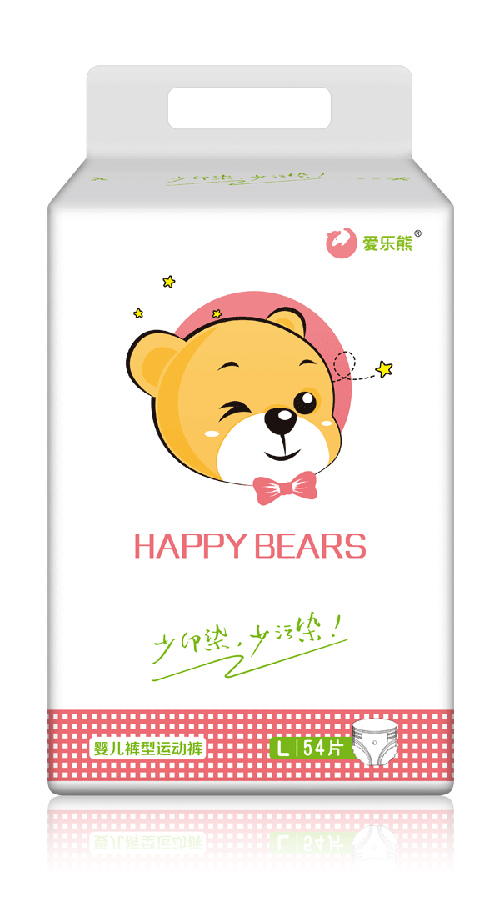 愛(ài)樂(lè)熊嬰兒腰貼紙尿褲L54