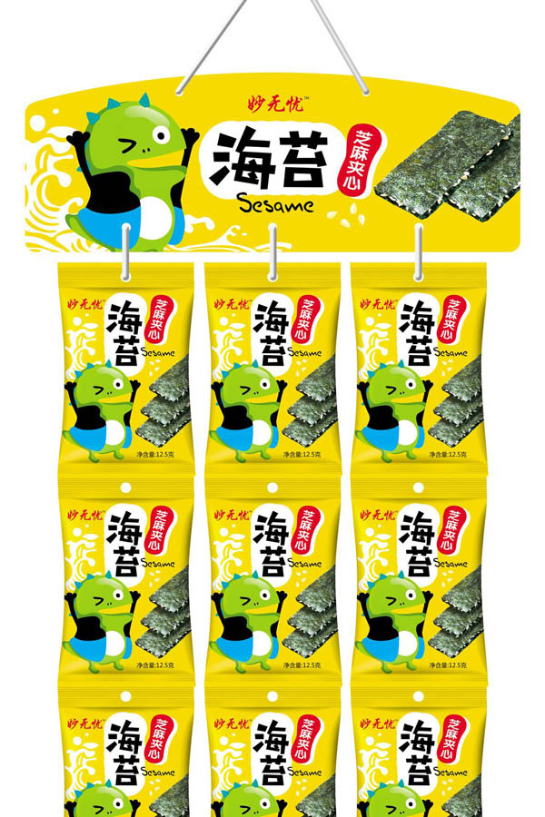 妙無憂海苔芝麻夾心系列