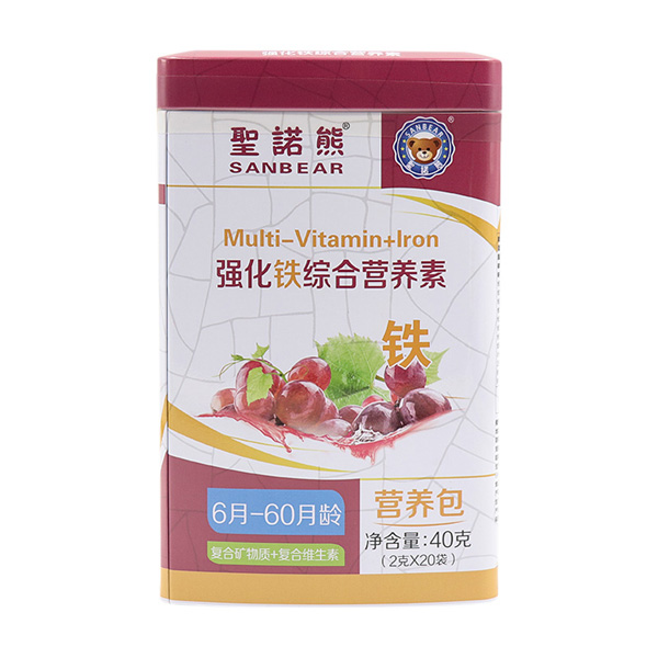 圣諾熊強(qiáng)化鐵綜合營養(yǎng)素20袋