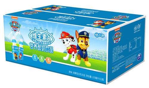 汪汪隊(duì)維生素A營(yíng)養(yǎng)酸奶飲品(原味)箱裝