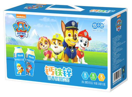汪汪隊(duì)鈣鐵鋅營(yíng)養(yǎng)酸奶飲品(原味)禮盒