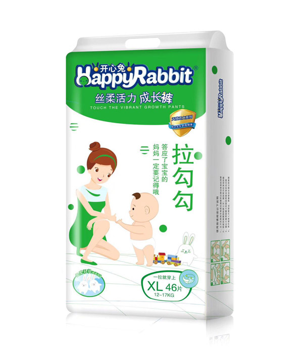 開心兔絲柔活力成長(zhǎng)褲XL46