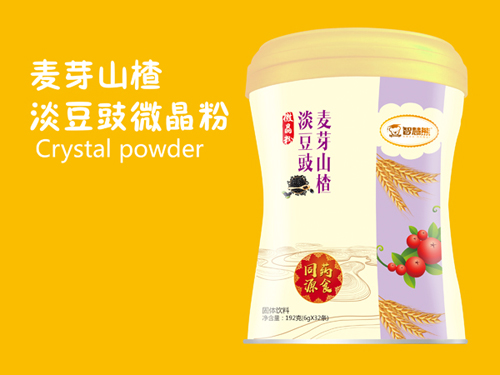 智慧熊麥芽山楂淡豆豉微晶粉