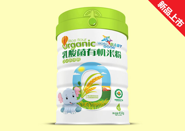 環(huán)球?qū)氊惾樗峋袡C米粉聽裝-DHA鐵鋅鈣