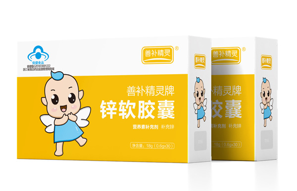 善補精靈牌鋅軟膠囊