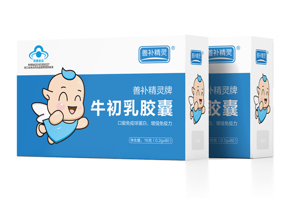 善補精靈牌牛初乳膠囊