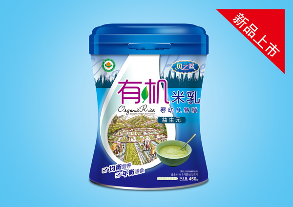 貝之籃嬰幼兒特膳有機米乳-益生元