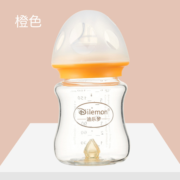 迪樂夢(mèng)高鵬硅玻璃奶瓶5043橙色