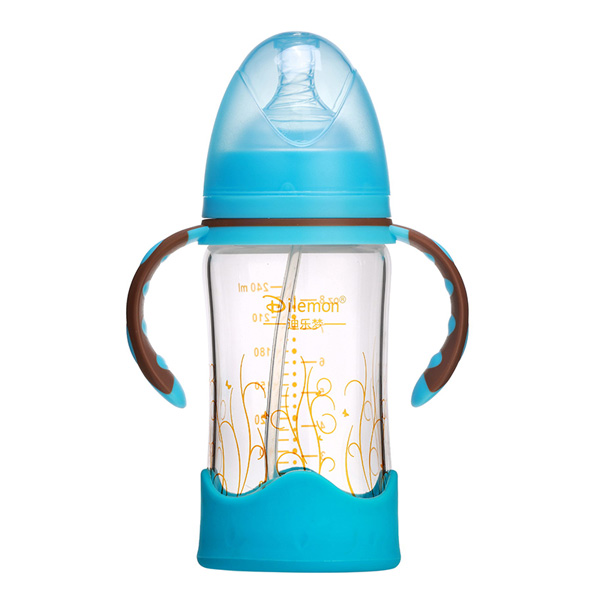 迪樂夢(mèng)高鵬硅玻璃奶瓶5012藍(lán)色