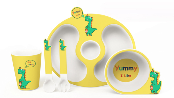 嘜博爾探知抗菌五件套 黃色