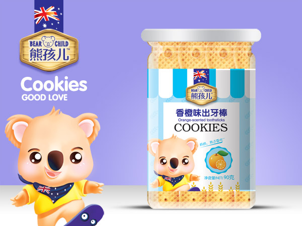 熊孩兒出牙棒-香橙味