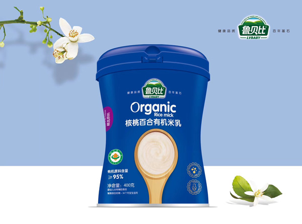 魯貝比核桃百合有機(jī)米乳聽(tīng)裝