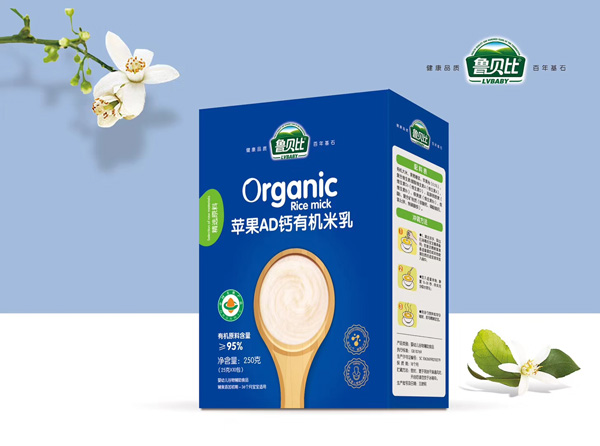 魯貝比蘋(píng)果AD鈣有機(jī)米乳盒裝