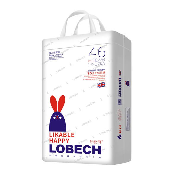 樂(lè)比奇3D全護(hù)紙尿褲加大號(hào)46