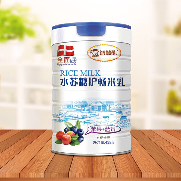 智慧熊水蘇糖護(hù)暢米乳-蘋(píng)果+藍(lán)莓