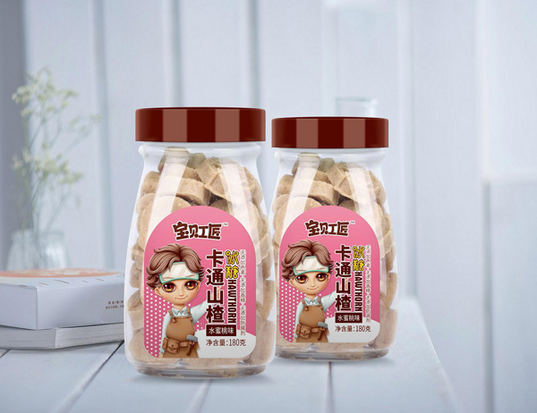 寶貝工匠冰糖卡通山楂-水蜜桃味