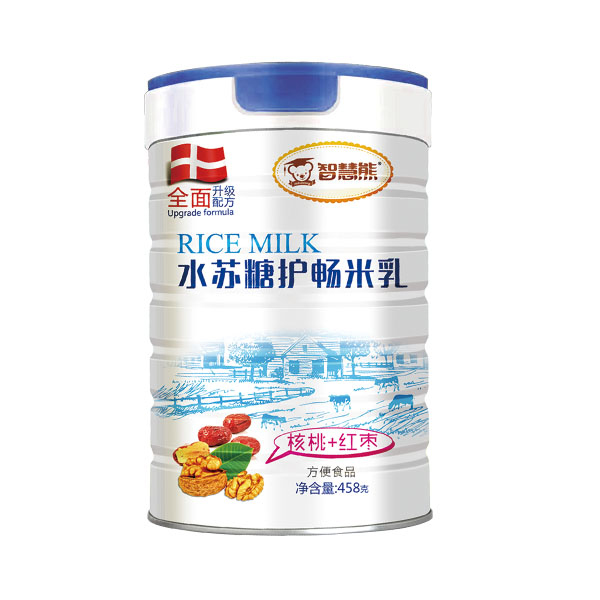 智慧熊水蘇糖護(hù)暢米乳-核桃+紅棗 聽裝