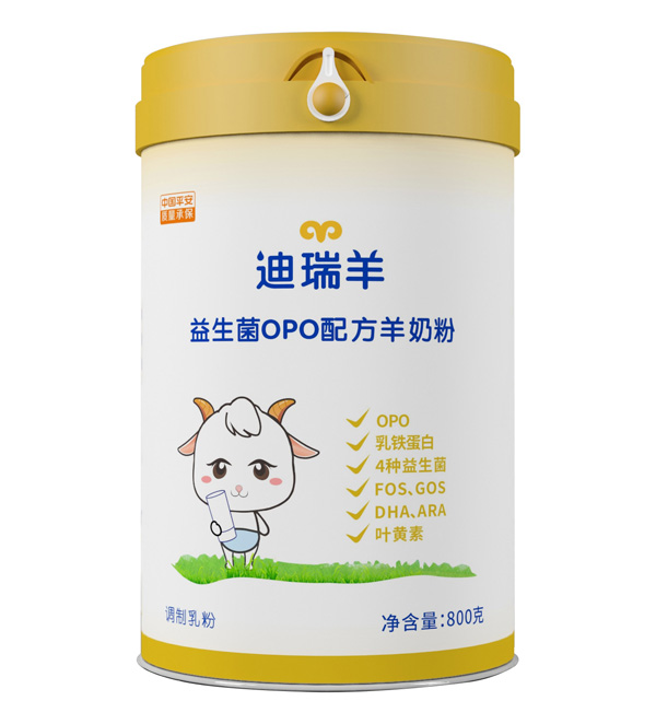迪瑞羊益生菌OPO配方羊奶粉800g