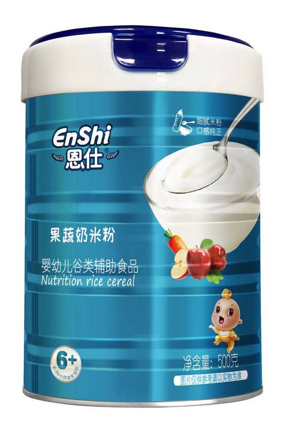 恩仕果蔬奶米粉 粉狀