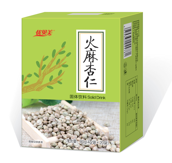 優(yōu)貝美火麻杏仁固體飲料