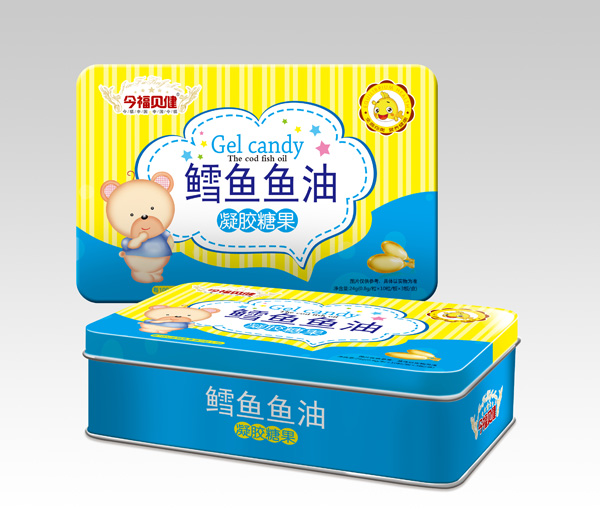 今福貝健鱈魚(yú)魚(yú)油凝膠糖果