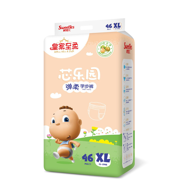 皇家至柔芯樂(lè)園彈柔學(xué)步褲XL46