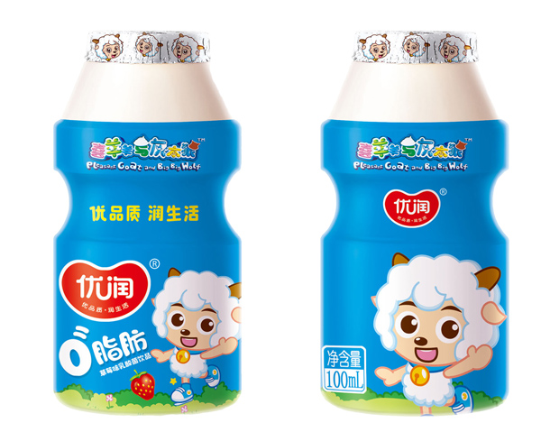 優(yōu)潤草莓味乳酸菌飲品 100ml