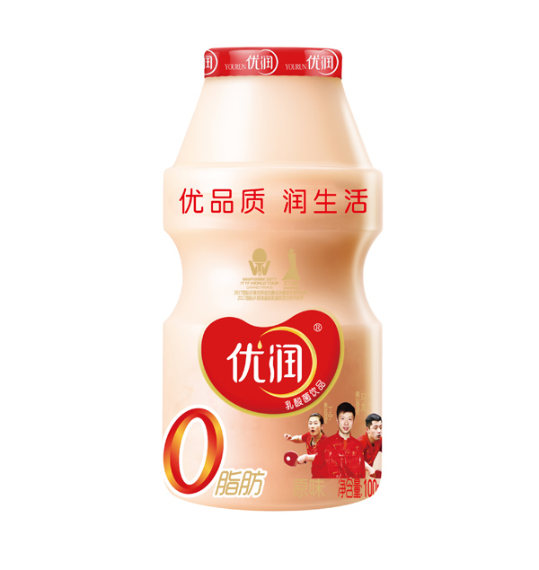 優(yōu)潤乳酸菌飲品 100ml 小乳酸 瓶標_1