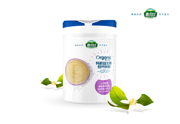 魯貝比有機(jī)益生菌營養(yǎng)米粉 聽裝