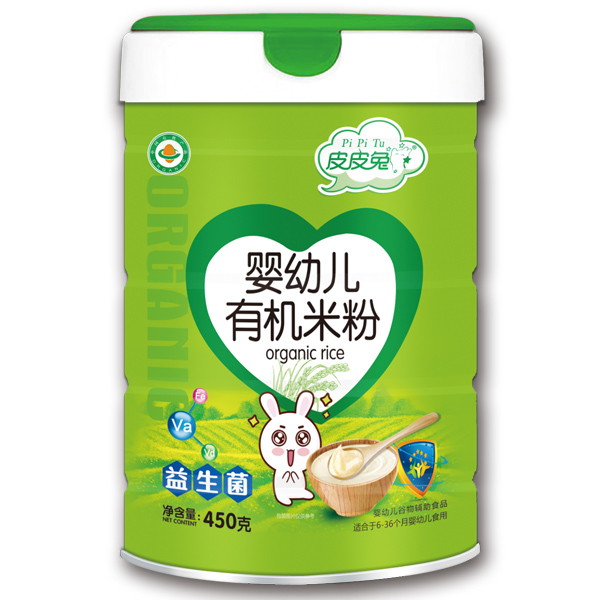 皮皮兔嬰幼兒有機米粉-益生菌