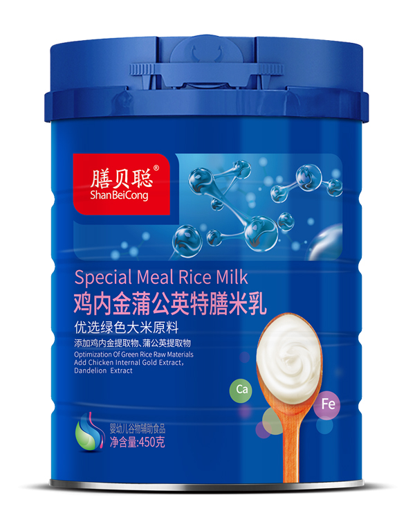 膳貝聰雞內金蒲公英特膳米乳(450克聽)