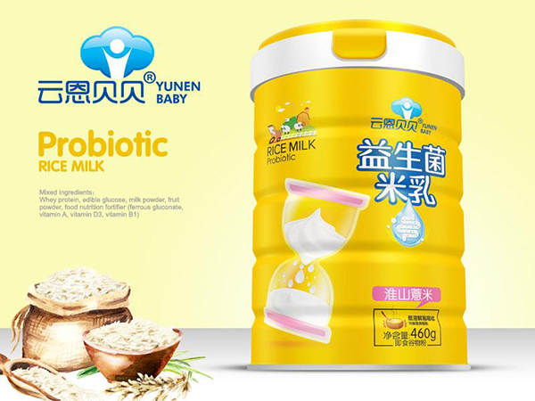 云恩貝貝益生菌米乳-淮山薏米